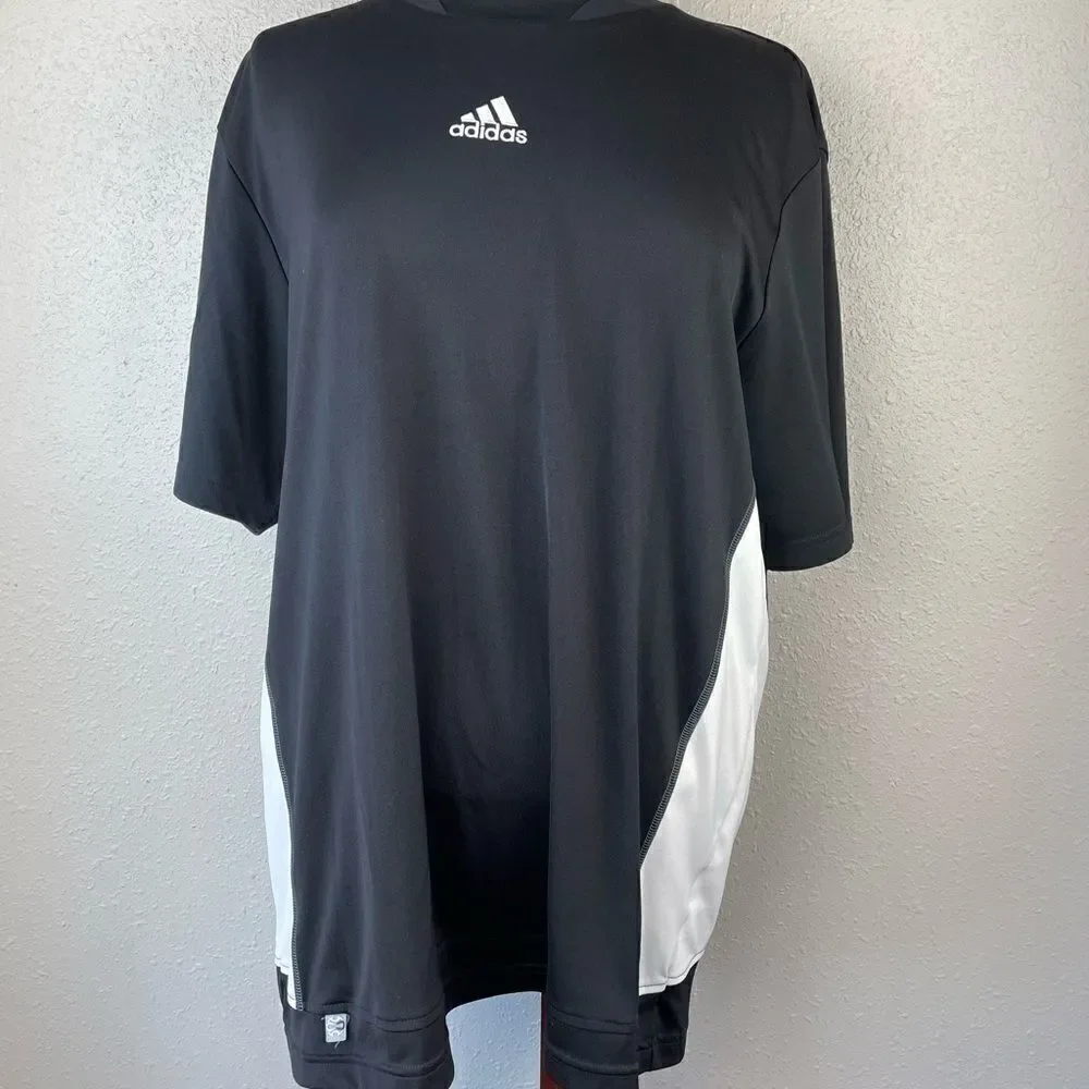 Pre-Owed Adidas Mens Climalite T Shirt Performance Gym Workout Tee Size L